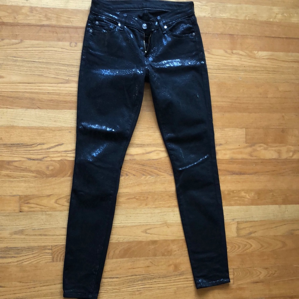 7 for all mankind snakeskin print Jean leggings